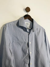 Load image into Gallery viewer, Charles Tyrwhitt Men's Cotton Striped Button-Up Shirt | 16.5 42 | Blue
