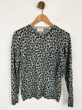 Load image into Gallery viewer, Hush Women's Wool Leopard Print Jumper | M UK10-12 | Multicoloured