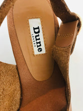 Load image into Gallery viewer, Dune Womens Peep Toe Wedge Heel | UK 7 | Brown