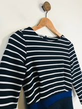 Load image into Gallery viewer, Hobbs Women's Striped Long Sleeve A-Line Dress | UK6 | Blue