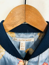 Load image into Gallery viewer, Zara Women's Floral Satin Bomber Jacket | S UK8 | Multicoloured