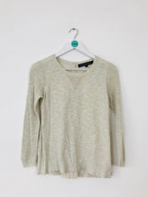 Load image into Gallery viewer, French Connection Women’s Sweater Blouse | XS UK4 | Beige