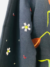 Load image into Gallery viewer, Anthropologie Women's Embroidered Jumper NWT | M UK10-12 | Blue