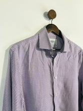 Load image into Gallery viewer, Charles Tyrwhitt Men's Cotton Striped Button-Up Shirt | 16.5 42 | Purple