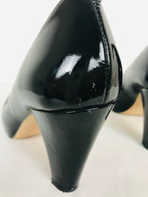 Load image into Gallery viewer, Unisa Womens Peep Toe Patent Heels | UK 6 | Black