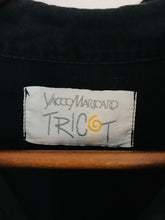 Load image into Gallery viewer, Yacco Maricard Women’s Oversized Long Sleeve Collared Polo Shirt | XL UK16-18 | Black