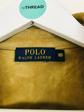 Load image into Gallery viewer, Ralph Lauren Polo Womens Vintage Suede Leather Jacket | UK10 | Brown