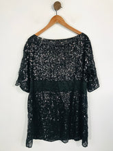 Load image into Gallery viewer, Monsoon Women's Sequin Mini Dress | UK16 | Black