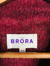 Load image into Gallery viewer, Brora Women's Wool Mohair Jumper | UK8/10 | Red