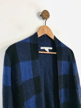 Load image into Gallery viewer, Max Studio Women's Check Gingham Knit Cardigan | S UK8 | Blue