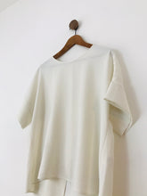 Load image into Gallery viewer, Gerard Darel Women’s Open Back Blouse | 46 UK18 | White