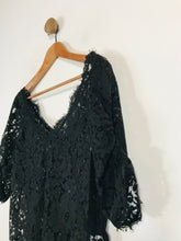 Load image into Gallery viewer, Joie Women's Lace V-Neck Blouse | M UK10-12 | Black