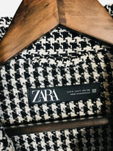 Load image into Gallery viewer, Zara Women's Check Gingham Knit Overcoat Coat | S UK8 | Multicoloured