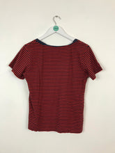 Load image into Gallery viewer, Orla Kiely Womens Stripe T-shirt | UK10 | Red and Blue