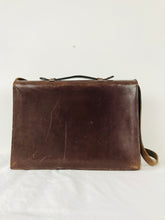 Load image into Gallery viewer, Ralph Lauren Vintage Satchel Messenger Bag | Medium | Brown