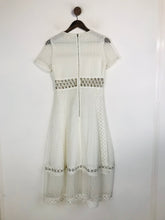 Load image into Gallery viewer, Maje Women's Lace Midi Dress | 2 | White