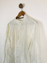 Load image into Gallery viewer, Armani Jeans Men's Silk Blend Long Sleeve Button-Up Shirt | XL | White