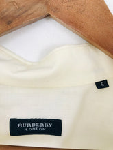 Load image into Gallery viewer, Burberry Men’s Lightweight Short Sleeve Collared Shirt | 5 XL | White