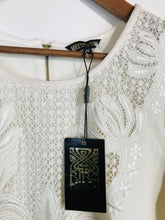 Load image into Gallery viewer, Biba Women's Embroidered Lace Shift Dress NWT | UK18 | White