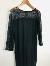 Load image into Gallery viewer, Biba Women's Lace Long Sleeve Midi Dress | UK18 | Black