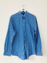 Load image into Gallery viewer, Gant Men’s Striped Button Down Shirt | L | Blue