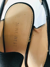Load image into Gallery viewer, Nine West Women’s Open Toe Slingback Heels | UK5 | Black