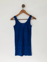 Load image into Gallery viewer, E.vil Women’s Star Embellished Vest | UK8 | Blue
