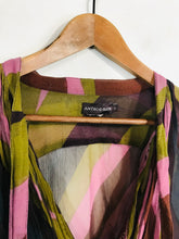 Load image into Gallery viewer, Antik Batik Women's Silk Sheer Blouse | L UK14 | Multicoloured