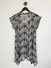 Load image into Gallery viewer, Rocha John Rocha Women's Floral Sheer Blouse | UK14 | Multicoloured