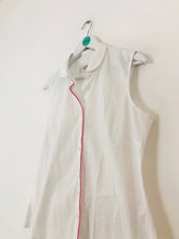 Load image into Gallery viewer, Savile Row Women’s Collared Button Up Tank Top | UK12 | White