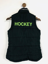 Load image into Gallery viewer, Player Layer Women's Puffer Oxford Brooks University Gilet Jacket | UK10 | Black