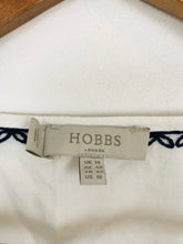 Load image into Gallery viewer, Hobbs Women's Embroidered Tunic Blouse | UK14 | White