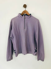 Load image into Gallery viewer, White Stuff Women's 1/4 Zip Sweatshirt  | 2 UK12-14 | Purple