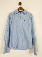 Load image into Gallery viewer, Abercrombie & Fitch Men's Cotton Striped Button-Up Shirt | M | Blue