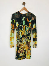 Load image into Gallery viewer, Ted Baker Women's Long Sleeve Ruched Bodycon Dress | 1 UK8 | Multicoloured