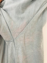 Load image into Gallery viewer, Zara Men’s Distressed Oversized Step Hem T-Shirt | S | Blue Grey
