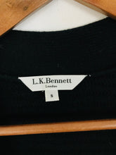 Load image into Gallery viewer, L.K.Bennett Women’s Merino Short Sleeve Long Cardigan | S UK8 | Black