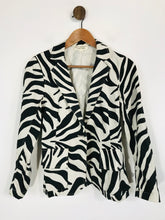 Load image into Gallery viewer, Nili Lotan Women's Zebra Print Blazer Jacket | 2 UK6-8 | Multicoloured