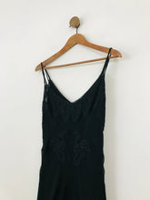 Load image into Gallery viewer, Betsy Johnson Women's Silk Lace Midi Dress | UK12 | Black