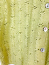 Load image into Gallery viewer, Boden Women’s Cottage Style Cable Knit Cardigan | UK 14 | Green