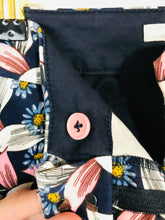 Load image into Gallery viewer, Boden Women's Floral Chinos Trousers | UK10 | Blue