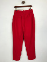 Load image into Gallery viewer, Zara Women's High Waist Casual Trousers | M UK10-12 | Red