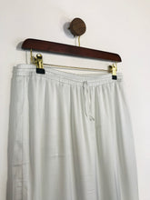 Load image into Gallery viewer, Zara Women's Satin Lounge Casual Trousers | L UK14 | White