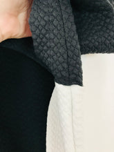 Load image into Gallery viewer, Boden Women’s Quilted Panel A-Line Dress | UK14 | Grey Black