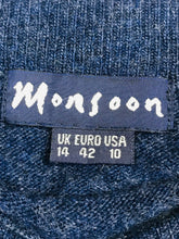 Load image into Gallery viewer, Monsoon Women's Knit Maxi Skirt | UK14 | Blue