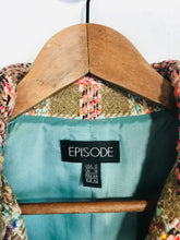 Load image into Gallery viewer, Episode Women's Check Blazer Jacket | UK14 | Multicoloured
