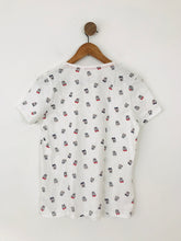 Load image into Gallery viewer, Boden Women's Shoe Print T-Shirt | M UK10-12 | White