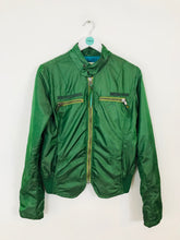 Load image into Gallery viewer, Diesel Women’s Bomber Harrington Jacket | L | Green