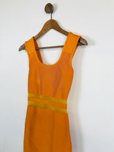 Load image into Gallery viewer, Celeb Boutique Women's Mesh Panel Mini Bodycon Dress | XS UK6-8 | Orange