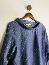 Load image into Gallery viewer, Nümph Women's Cotton Polka Dot Blouse | EU42 UK14 | Blue